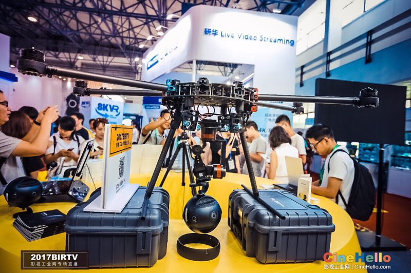 WenPodHQ's tweet photo. Thanks #insta360 for using #wenpod #TarzanA #VR #stabilizer as #insta360pro official stabilizer for #drone in #BIRTV @insta360 https://t.co/vyEiqhKawj