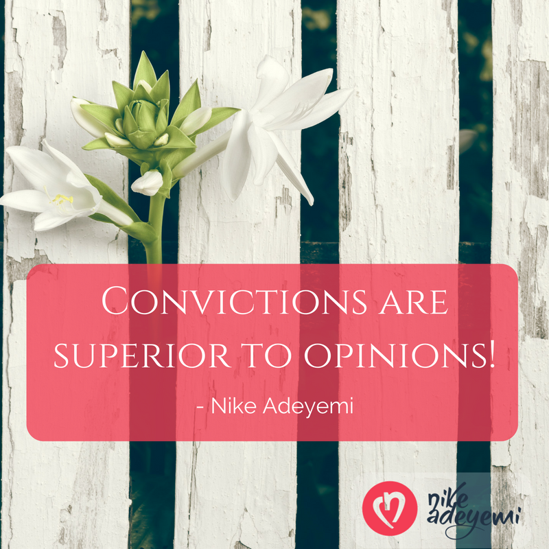 NikeAdeyemi's tweet photo. People’s opinions are subjective, your convictions about yourself is superior to others think about you! #Esteem #BelieveYouCan https://t.co/QZ4lZRePSa