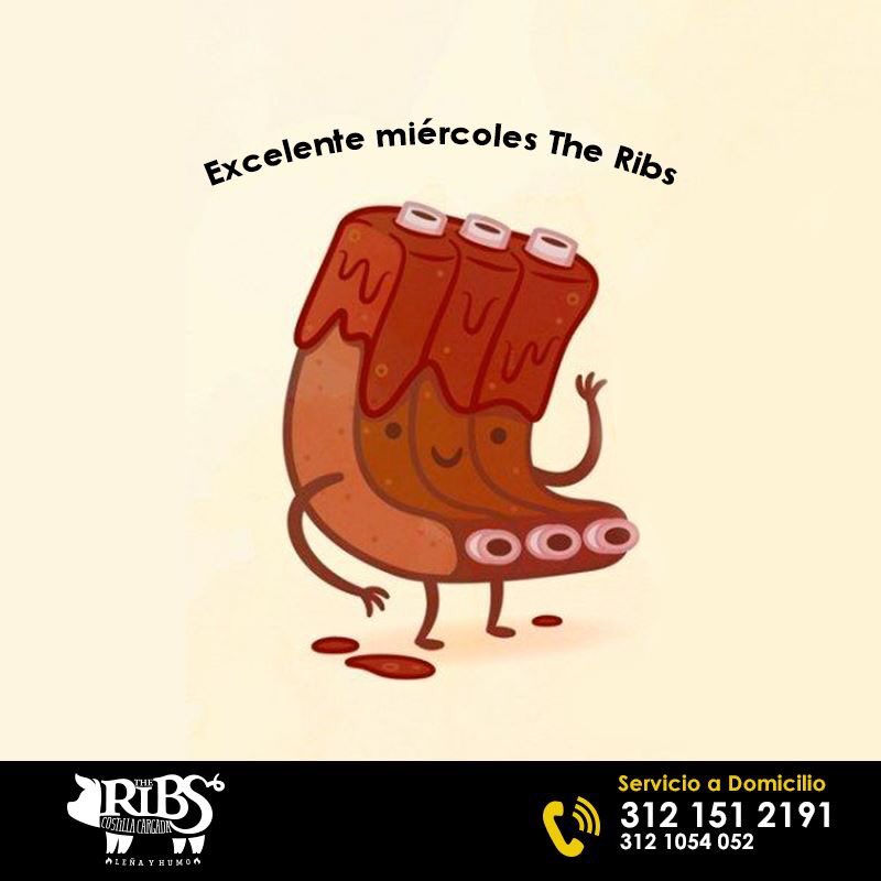 TheRibsColima's tweet photo. Para este ombligo de semana, unas suculentas costillas cargadas ahumadas o la leña. Haz tu pedido, estamos listos para llevártelas. https://t.co/3l1yicwZ7F