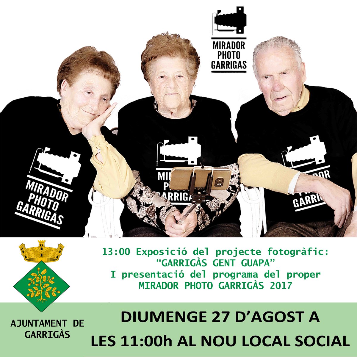 GARRIGASpuntCAT's tweet image. Ens plau convidar-vos a l'acte de reconeixament a en Josep Masoliver, el proper diumenge 27 d'agost al nou local social. Us hi esperem!