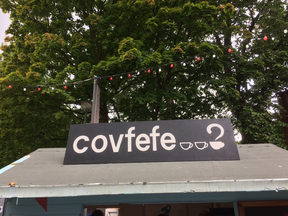CapaCalm's tweet image. Only at the EdFringe they could find the true meaning of covfefe!This is for you @StephenAtHome have a cuppa! #EdFringe