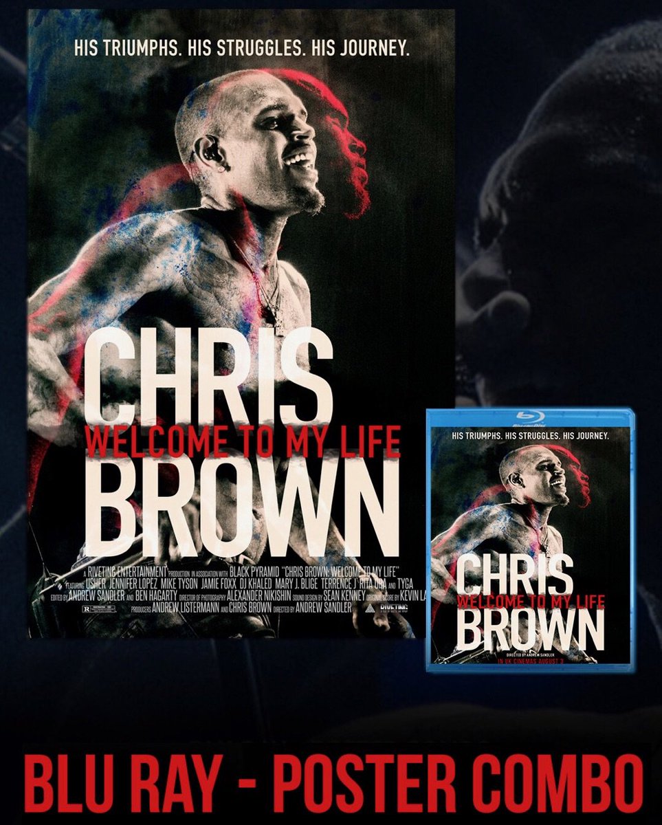 chrisbrown's tweet photo. TeamBreezy get a Blu-Ray + Poster combo and share a photo of it. 3 people will win signed posters #WelcomeToMyLife 
https://t.co/tUPVuM10AB https://t.co/bVo8F2GzOd