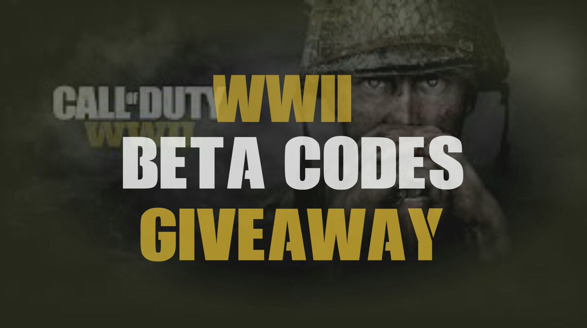 JDaley's tweet image. Call of Duty WWII: Beta codes giveaway!

1. Retweet to enter!
2. Follow @PhilWhi7 &amp;amp; @TheRegalReserve 

This ends Friday at 12am EST.