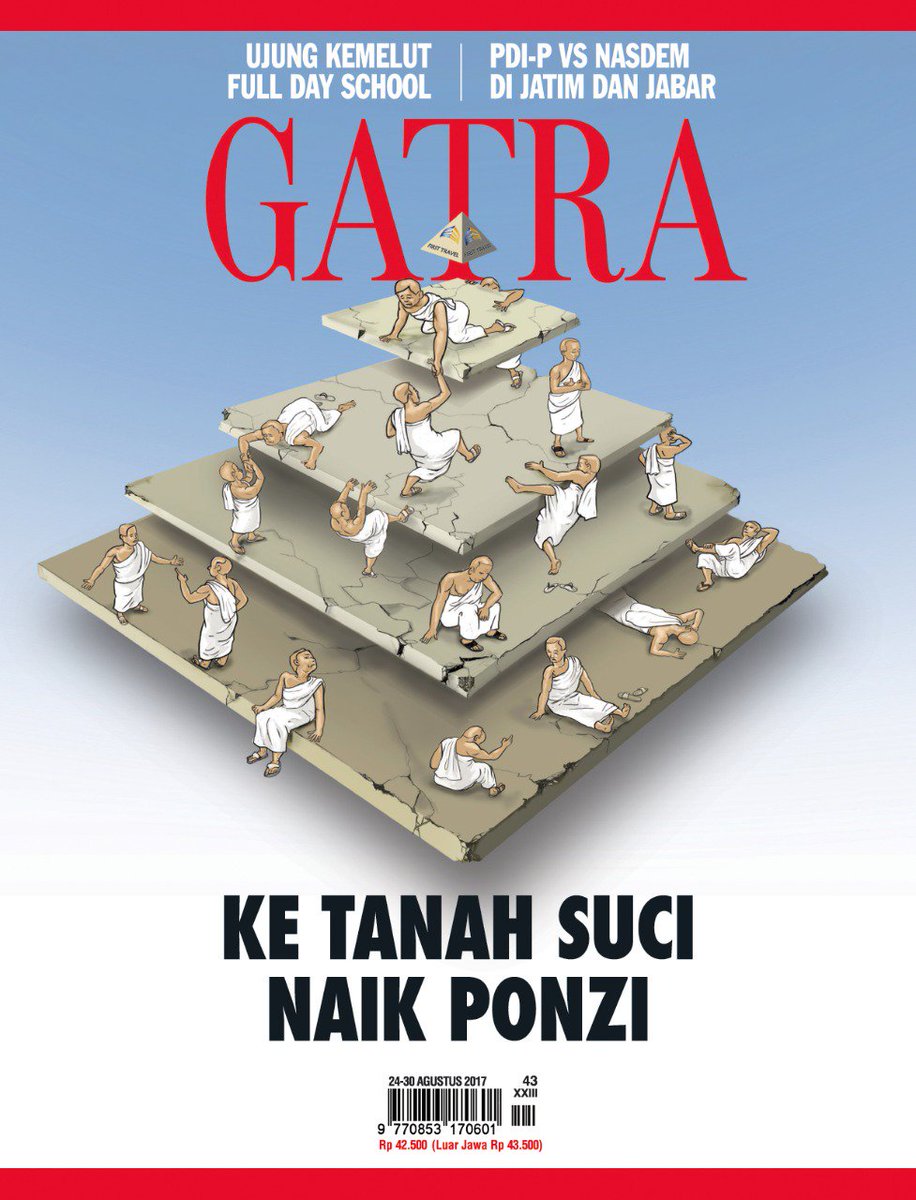 sandidika's tweet photo. Waspada umroh murah pake skema ponzi.. #bacaGatra #firsttravel issues https://t.co/2Oq06UmoL9