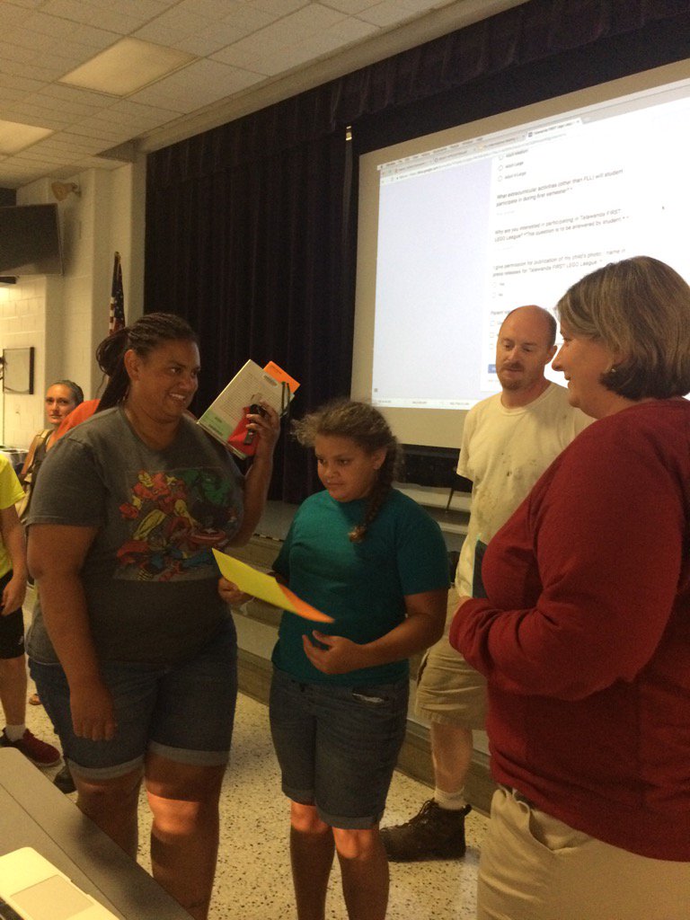 joanstidham's tweet photo. Talawanda First Lego League Parent Information night #FLL #TalawandaSTEM https://t.co/RBEshto1tR