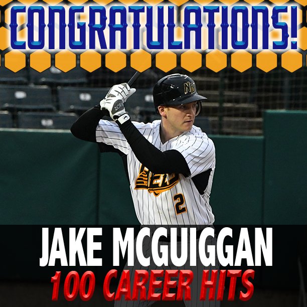 NewBritainBees's tweet image. CONGRATULATIONS!

@JMcGuiggan16's RBI single in the 2nd inning tonight vs. the @BPTBluefish is the 100th hit of his professional career!