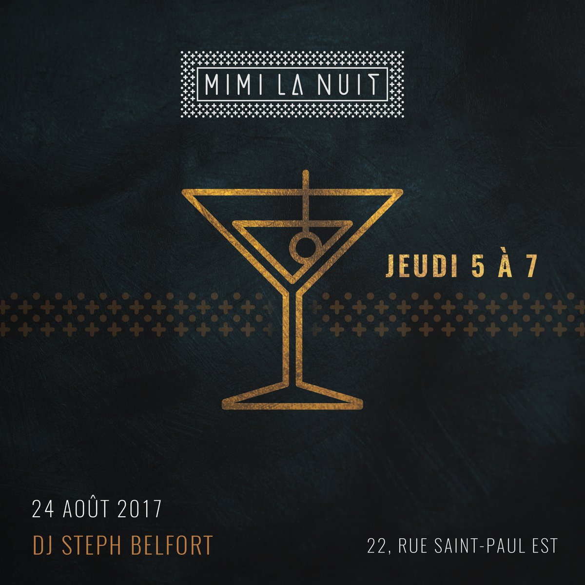Mimilanuit's tweet photo. Jeudi 5@7 #mimilanuit 🍸
22 rue Saint-Paul Est
RSVP 514-507-5449 https://t.co/yMm1rqs8yv