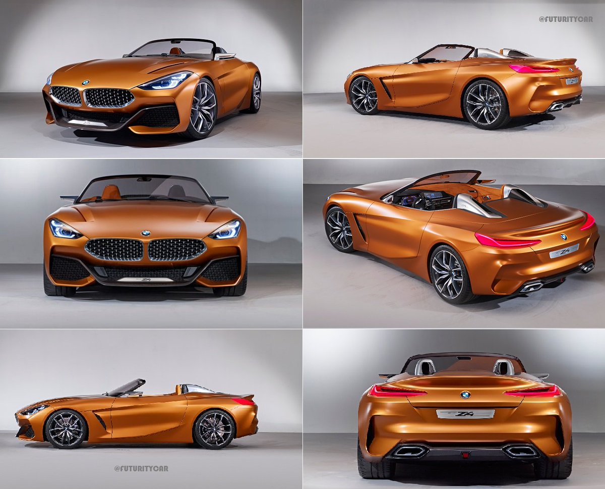 futuritycar's tweet photo. BMW Z4 concept, se presenta en el Concurso de Elegancia de Pebble Beach, el futuro del biplaza descapotable de bmw #concept2017 #futuritycar https://t.co/6U1ITNV8Xe