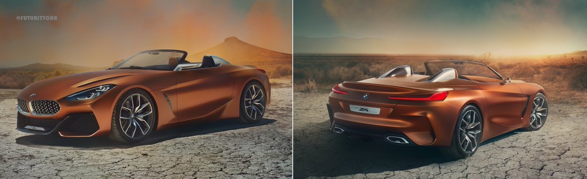 futuritycar's tweet photo. BMW Z4 concept, se presenta en el Concurso de Elegancia de Pebble Beach, el futuro del biplaza descapotable de bmw #concept2017 #futuritycar https://t.co/6U1ITNV8Xe