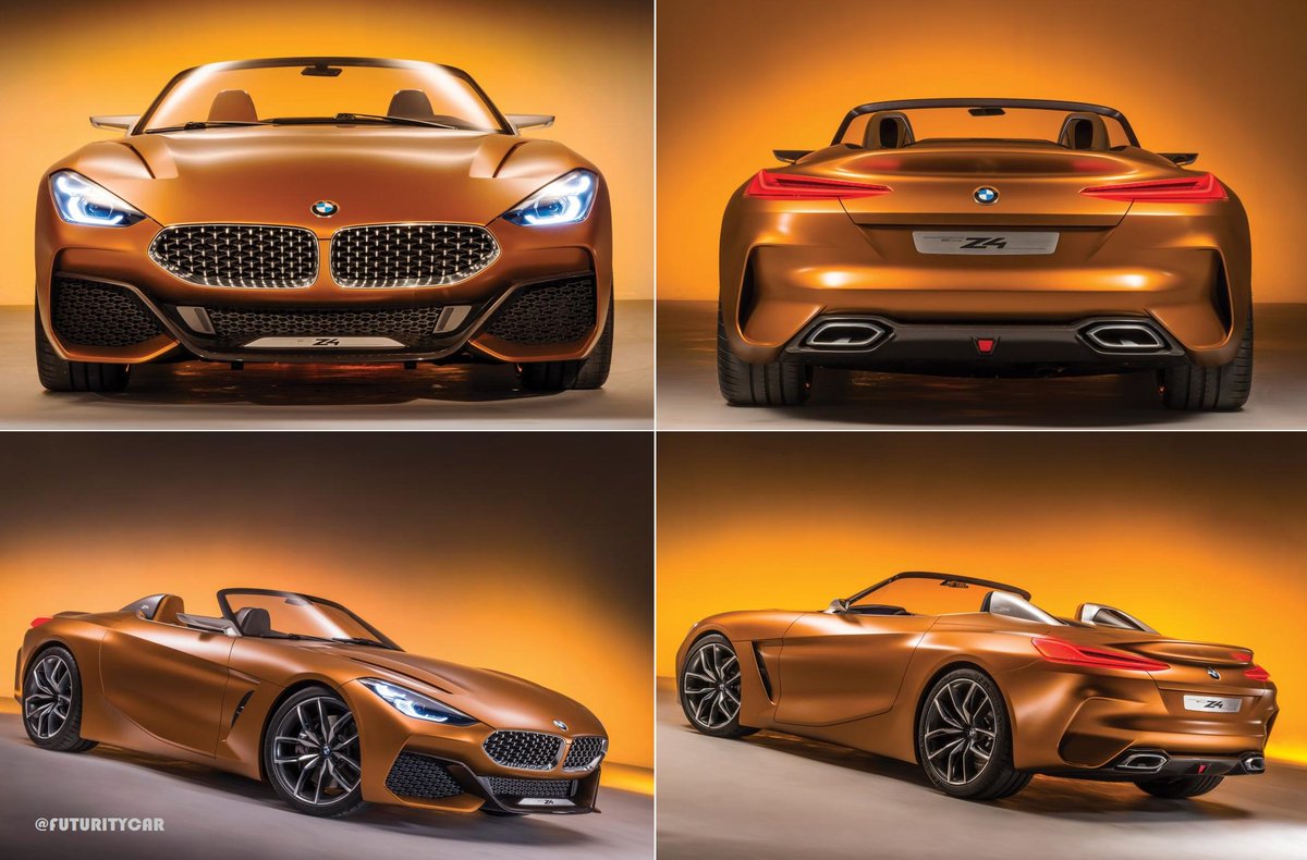 futuritycar's tweet photo. BMW Z4 concept, se presenta en el Concurso de Elegancia de Pebble Beach, el futuro del biplaza descapotable de bmw #concept2017 #futuritycar https://t.co/6U1ITNV8Xe