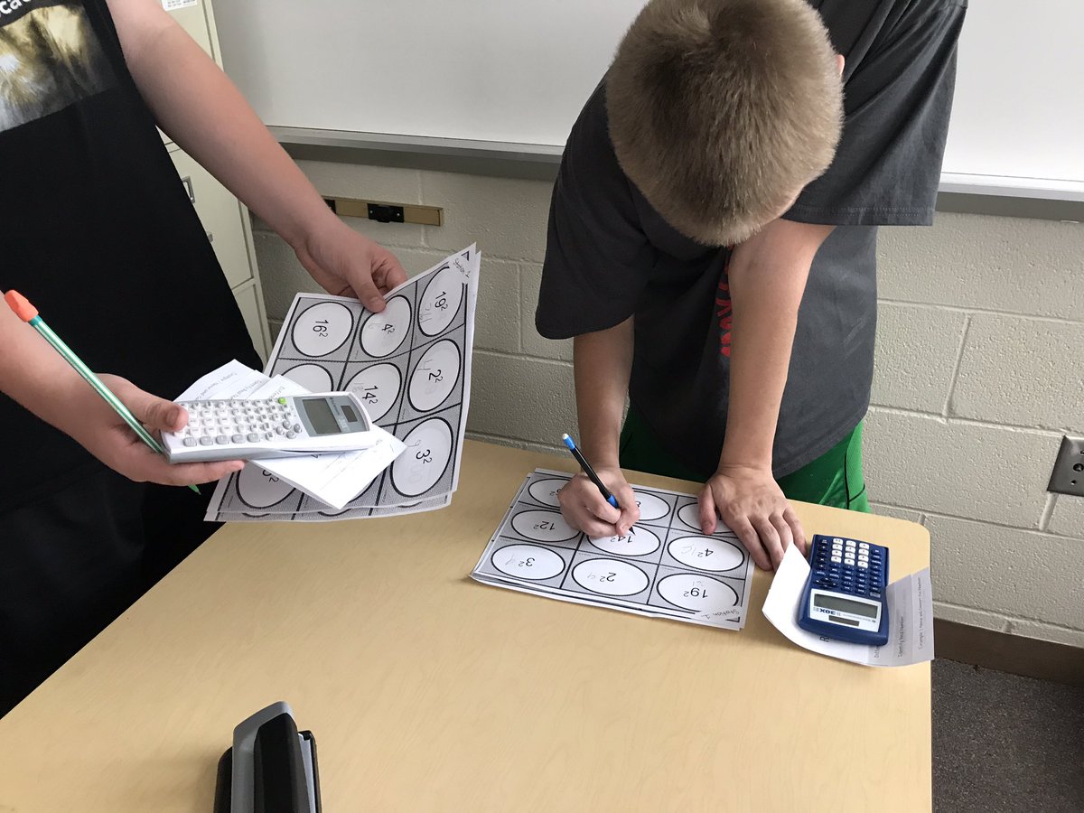 We had an awesome day in algebra, the kids were shocked how fast time went with stations! #bobcatproud <a href="/JeffDeverBgcs/">Jeff Dever</a> <a href="/DanBlackBGCS/">Dan Black</a>