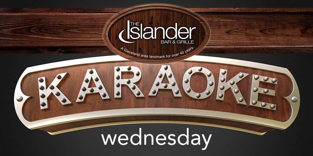 TheIslanderCLE's tweet photo. Join us tonight #AtTheIslander for Wednesday Karaoke and a $5 pitcher of Miller Lite. https://t.co/Oase299KQt https://t.co/hPGQVsgumb