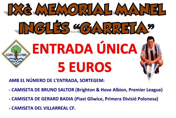 olimpicmde's tweet photo. Dissabte, 26 d'agost, a partir de les 17:30 hores, Camp Municipal de Móra d'Ebre https://t.co/CjnZQt3ePx