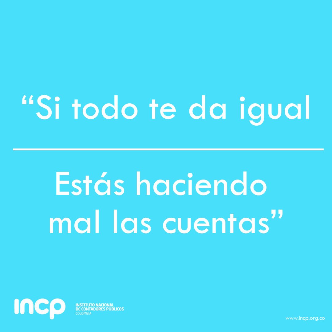 Instituto Nacional de Contadores Públicos - INCP tweet media