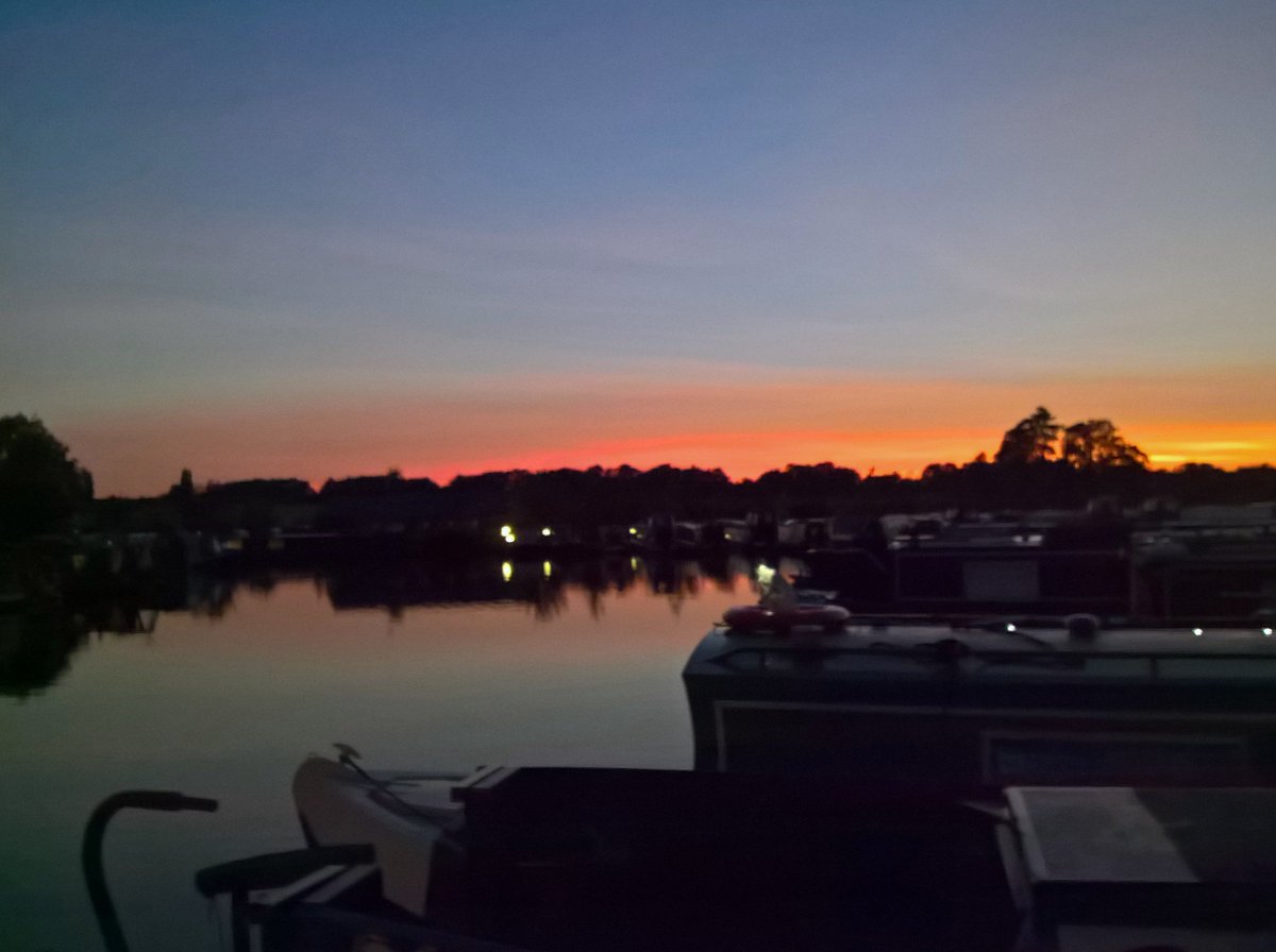 View from the back tonight. #Canal #canallife