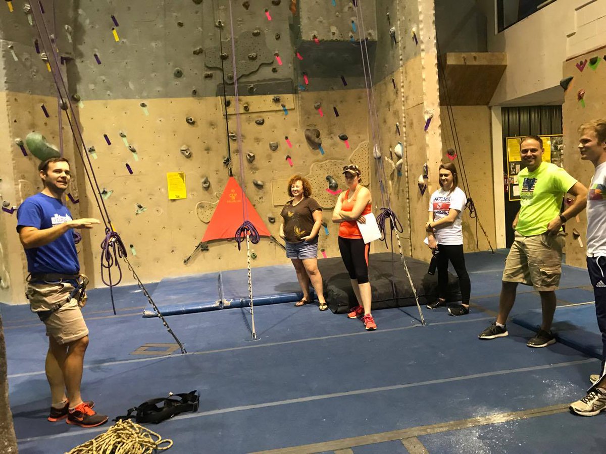 TumblebeesGSO's tweet photo. More fun from Work Week -- staff training and even more pit cleaning! https://t.co/e13PODH0Ma