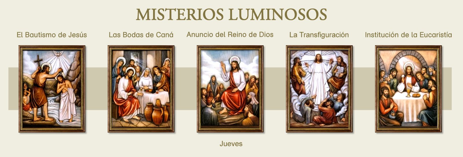 Rosario de Granada on Twitter: "Hoy #JUEVES rezamos los Misterios