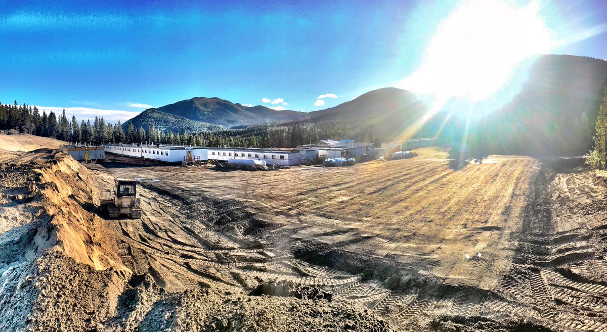 It's a beautiful day here in the very north of BC. Sun is shining, ground is prepped, &amp; we're ready to start installing #FieldReady gear!