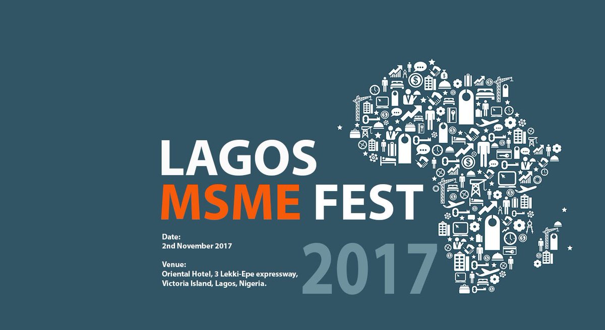 JointInitiative's tweet photo. Register free for this year's MSME Fest in Lagos until 15th September 2017. Find out why you should attend here: https://t.co/Z4lSUzx8e5 https://t.co/qQaKFKGvVK