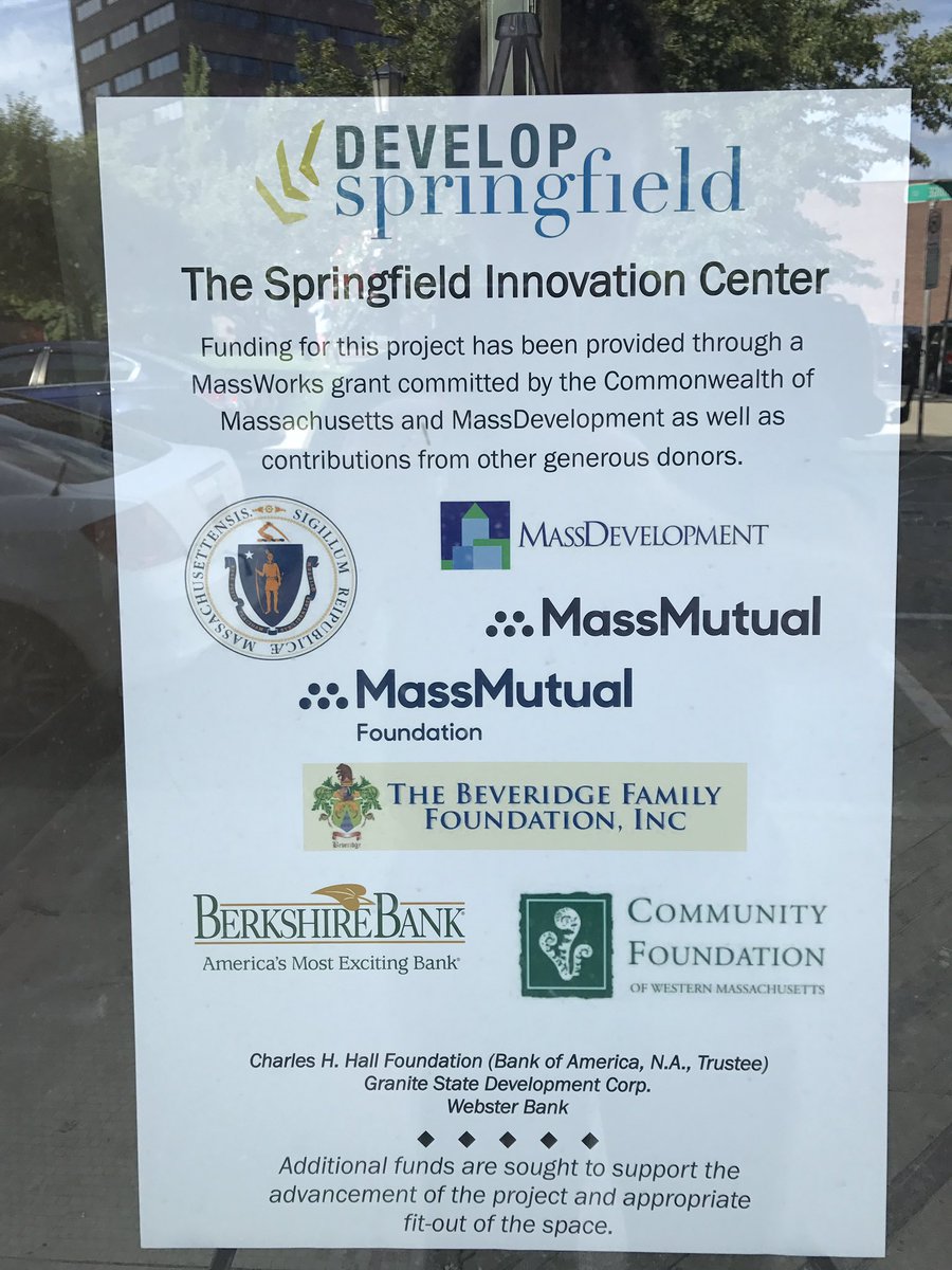 JayLeonard's tweet image. Springfield Innovation center nearly ready! @MassDev @DevSpringfield @VVMentors @GroundUpCafe270
