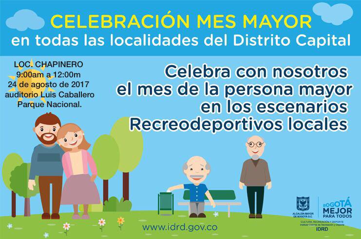 AlcaldChapinero's tweet photo. Mañana 24 de agosto se realizará la celebración del Mes de la Persona Mayor. Entérate en https://t.co/sFDXFJqFKb #EnvejeceConmigo https://t.co/wQsDxnYhQo
