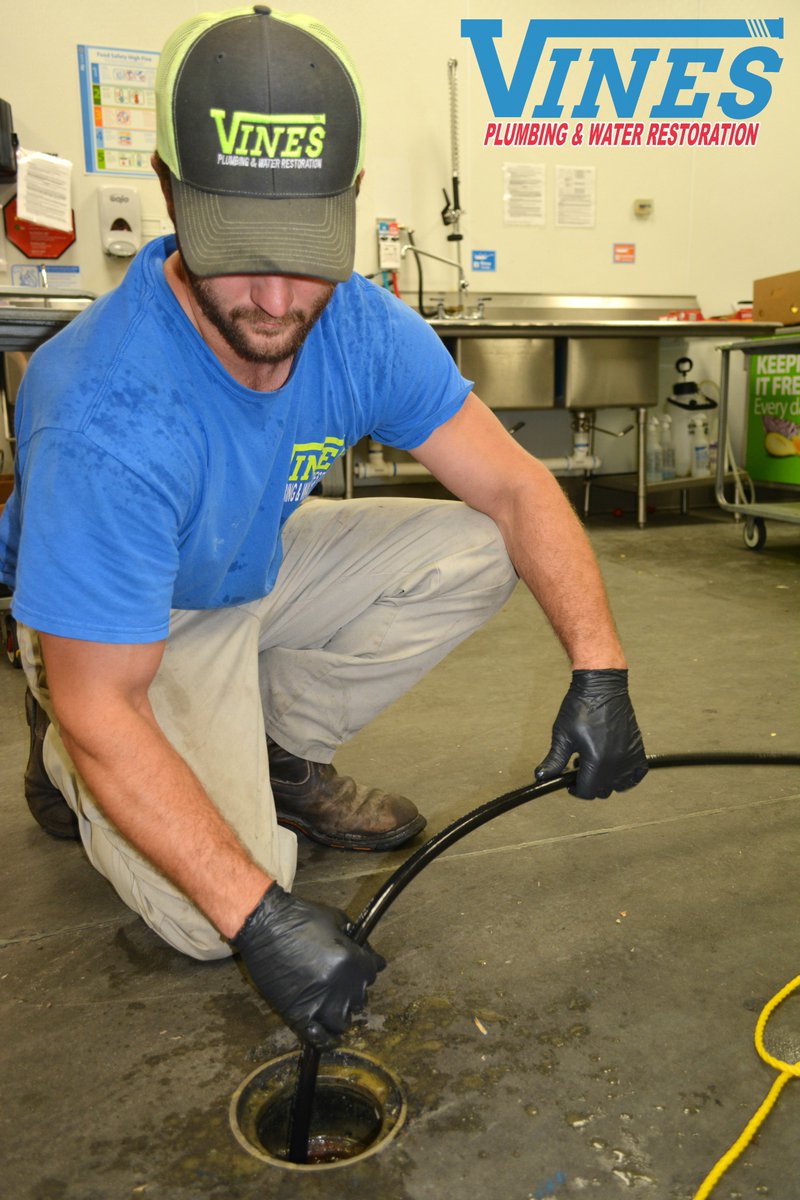 VinesPlumbing's tweet photo. Sometimes Drano just won't do the job... Better call the Experts. At Vines we are equip to handle all Drain cleaning jobs. https://t.co/Xv5FQuQy5q