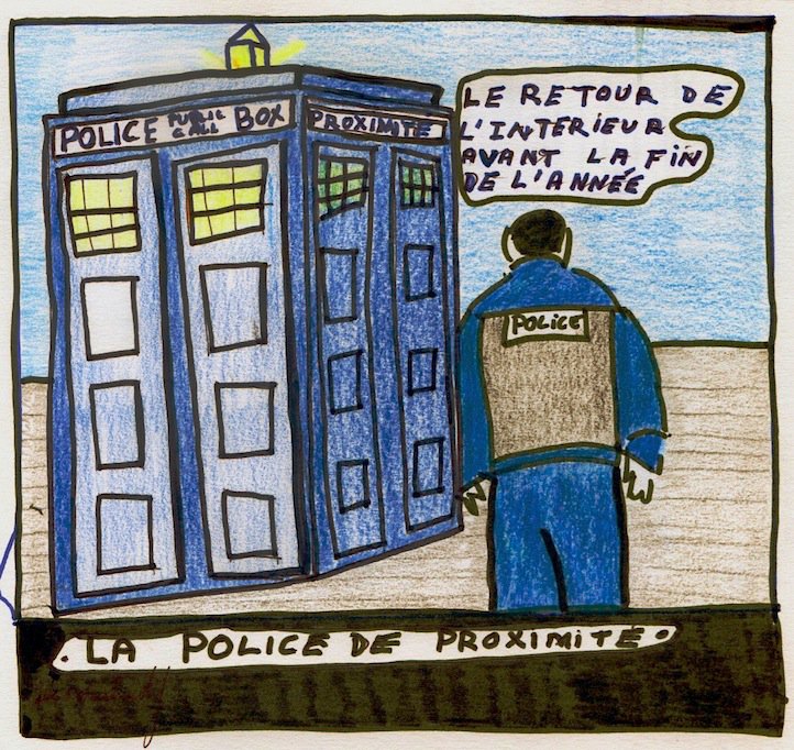 aryfinney's tweet photo. #PoliceDeProximité #caricature #TARDIS #dessin #draw #caricature #DoctorWho https://t.co/NgPxbdJ95i