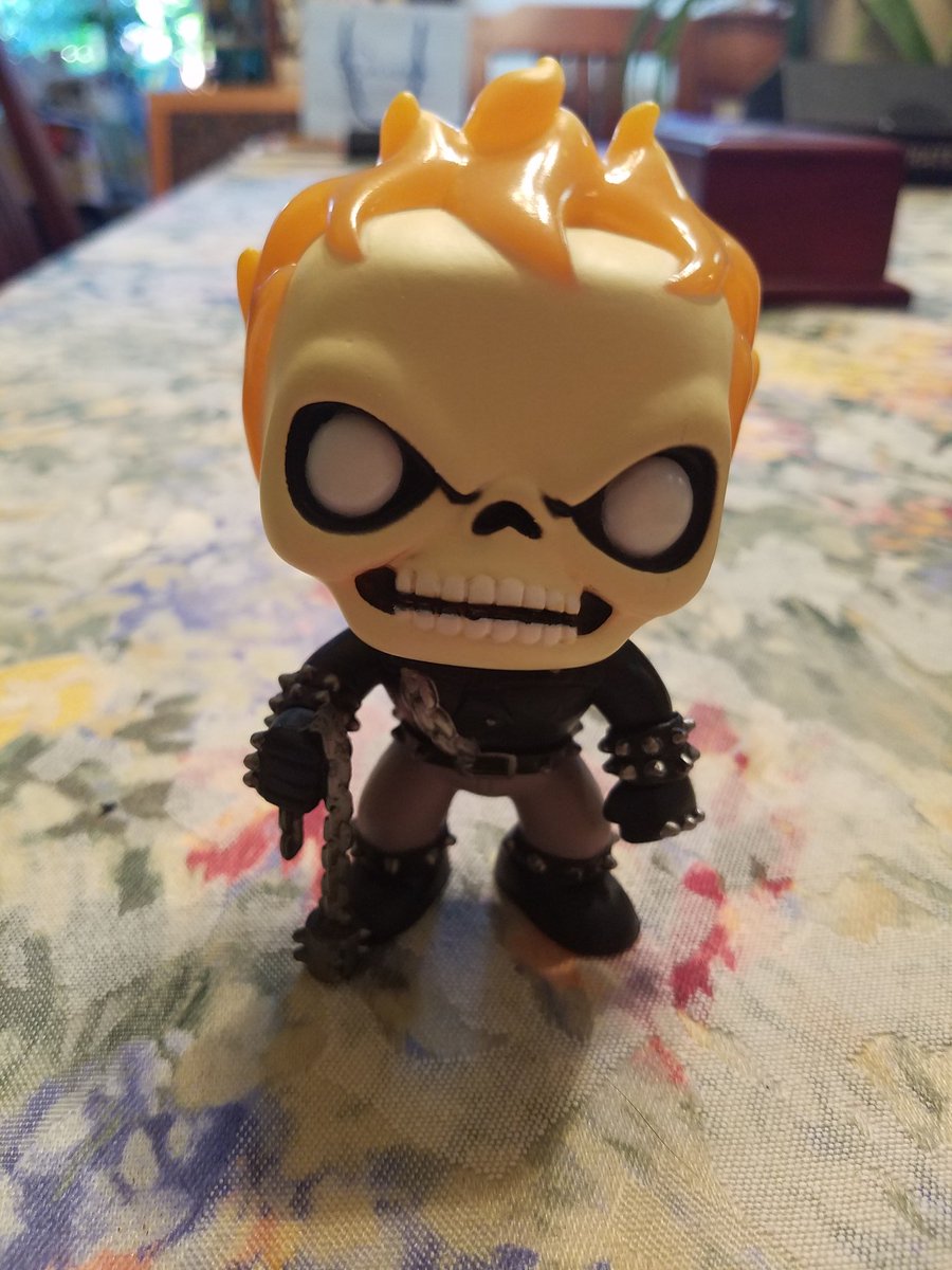 bizarrospeak's tweet photo. Finally got Ghost Rider for under $100! #FunkoPOP #HelpImAddicted https://t.co/pl6cnCyGMw