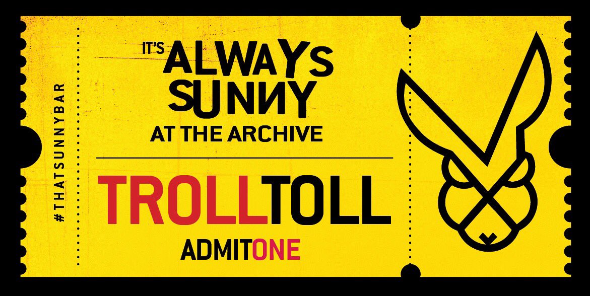 You must pay the troll toll to get in tonight! 

Jk, our events are always free.