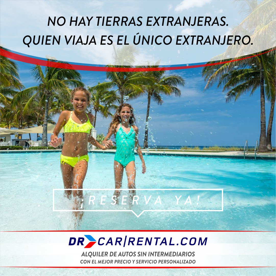 drcarrental's tweet photo. “No hay tierras extranjeras. Quien viaja es el único extranjero"  #drcarrental #Eligeeldestino #travelFly #dominicano #Megacentro #summer https://t.co/OmJUeKXpKd