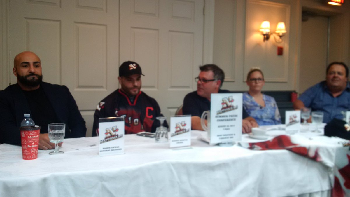 Mahfouz: "I woke up with a smile on my face and I still have a smile on my face." @cornwallnats @TheFHL https://t.co/fDVOmd4lXQ