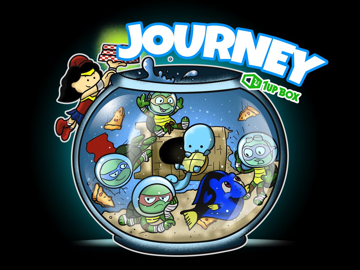 The theme for September is JOURNEY! Look out for items from TMNT, Finding Dory and much MORE! Get yours now at 1upbox.com 😀