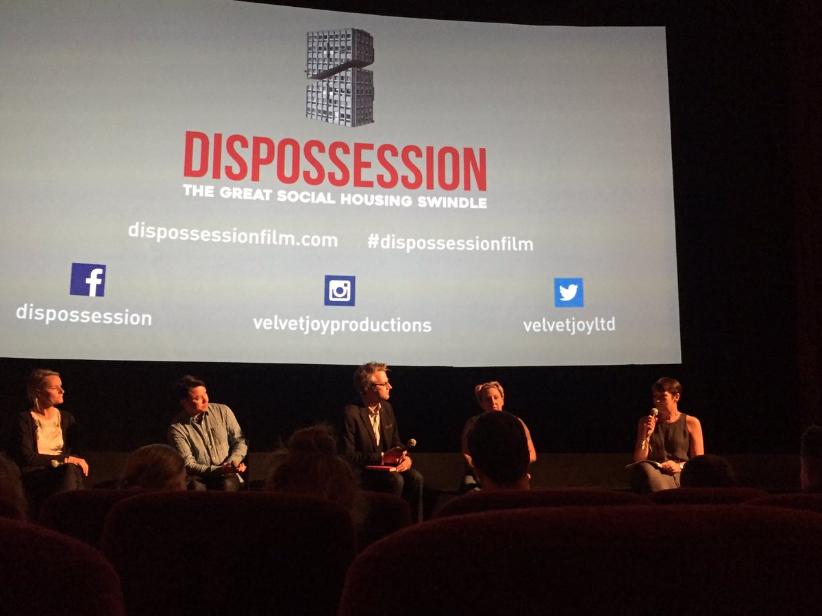 Powerful screening of #dispossesionfilm <a href="/DukeofYorks/">dukeofyorks</a>. <a href="/CarolineLucas/">Caroline Lucas</a> answering questions on needless and deliberate housing crisis