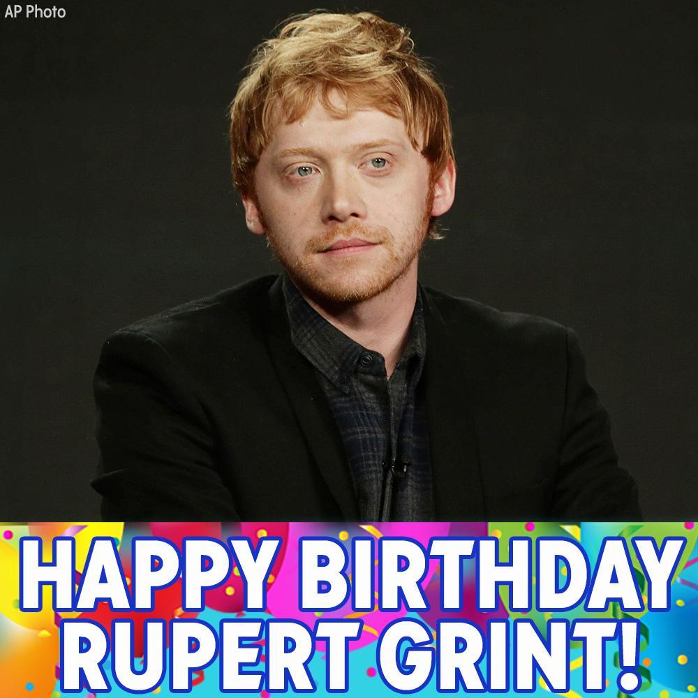 Happy birthday to Harry Potter star Rupert Grint! 