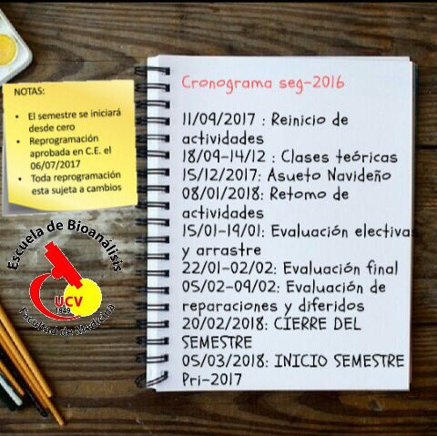 bioanalisisucv's tweet photo. *ATENCIÓN ESTUDIANTES*
Información referente al reinicio de actividades. Por favor difundir. #BioanálisisInforma #UCV https://t.co/0P9IHijvD9