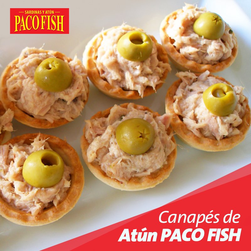 PacoFishRD's tweet photo. Complace tu Paladar con estos canapés de Atún #PACOFISH. #CanapesDeAtun #AtunPACOFISH https://t.co/kxQFUzbRd8