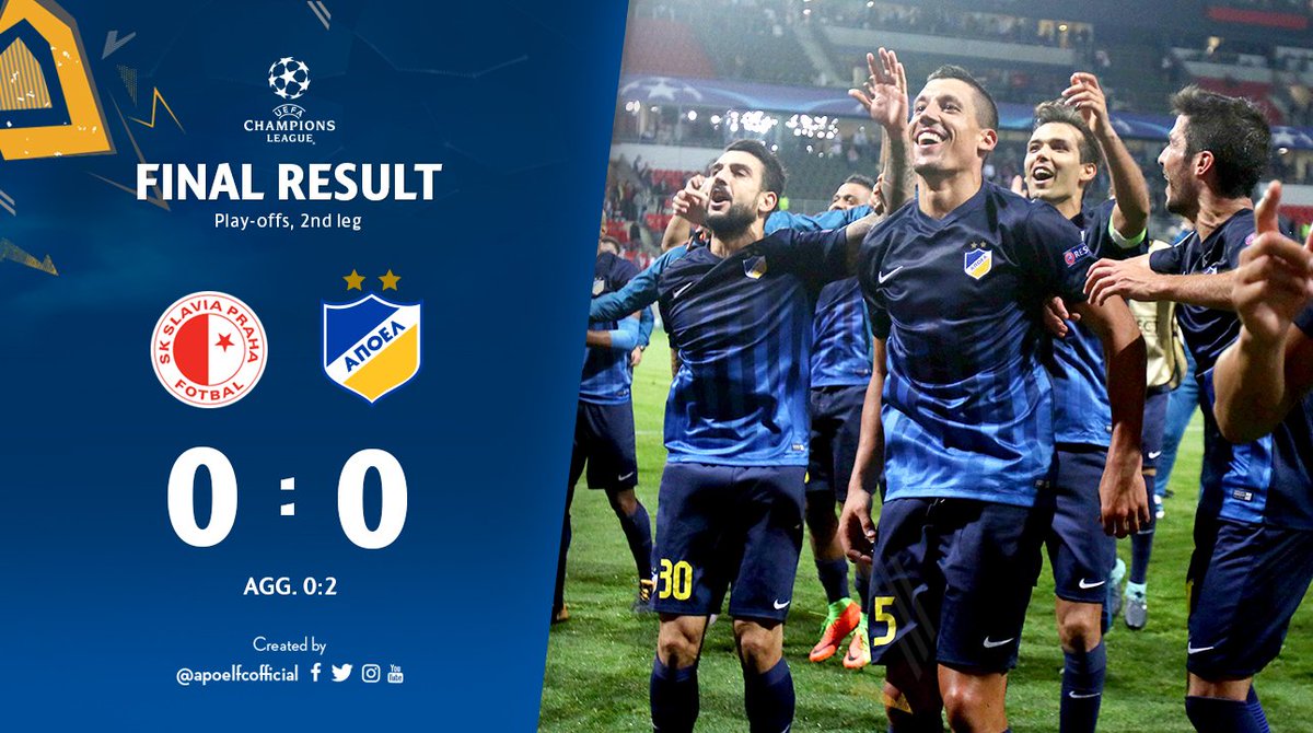 apoelfcofficial's tweet photo. Ανάλυση αγώνα @slaviaofficial 0-0 #APOELFC (agg: 0-2) (#UCL P/O-2leg) #SLAvAPO https://t.co/0s3xSnXvsX https://t.co/YS4EznEGIM