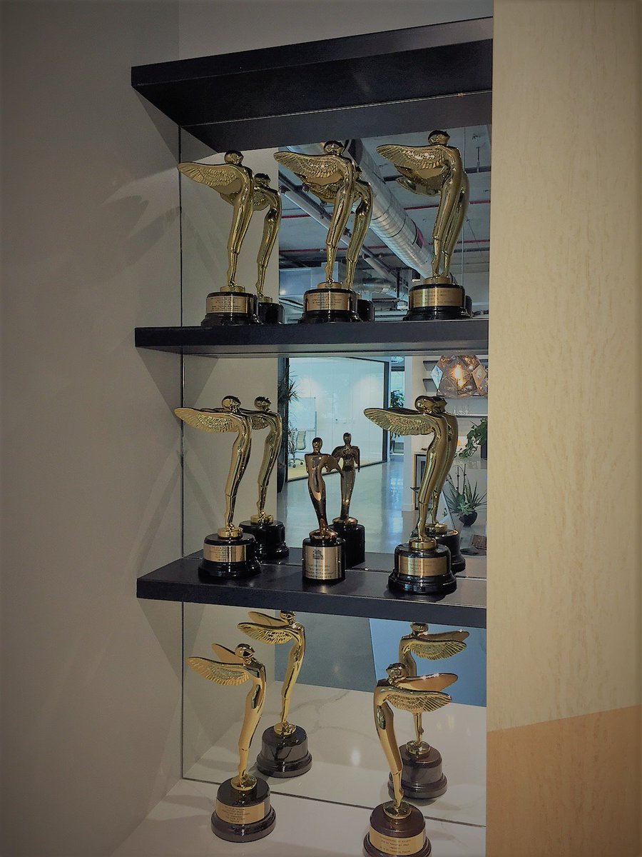 Legend3D_'s tweet photo. The awards collection we proudly display in our LA office is a testament to our team's skill in Stereo Conversion + #VR! #Legend3D #LegendVR https://t.co/2aLMupRLjZ
