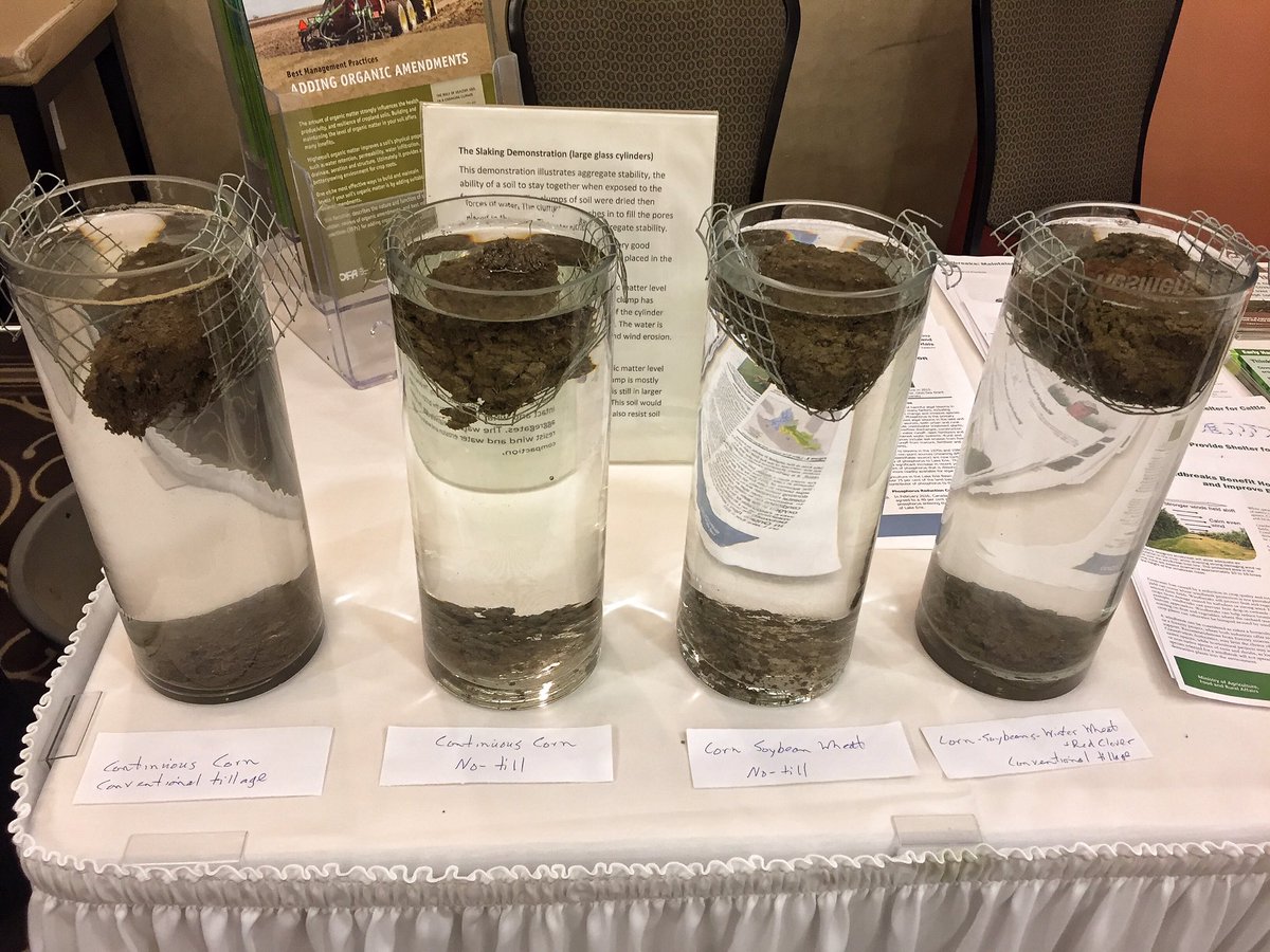 JaninaH2O's tweet photo. Informative presentations by researchers and producers today at #SoilSummit17. The value of soil #SoilHealth https://t.co/DACGvD85rU