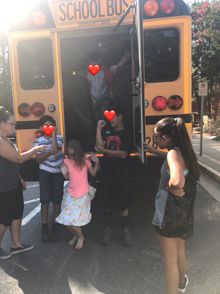 Bus evacuation practice ✔️