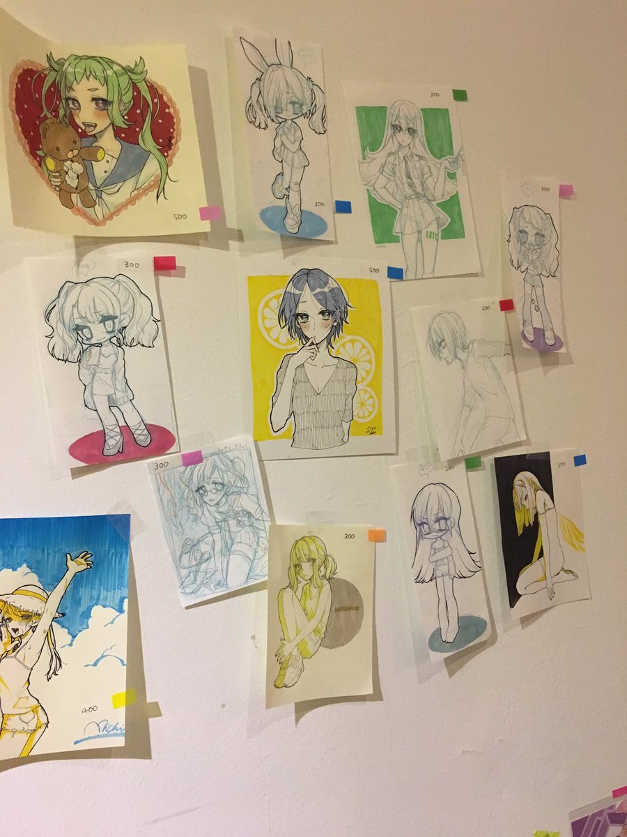 Cafe Kissshot على تويتر 本日よりイラストレーター にちなご 展示がスタートします 今回の魅力は書き下ろしドローイングが買えちゃう しかも安い 私が買いたいくらい そんなドローイングも日々増えたり減ったりと変化する変展示となりそうです 土曜日から