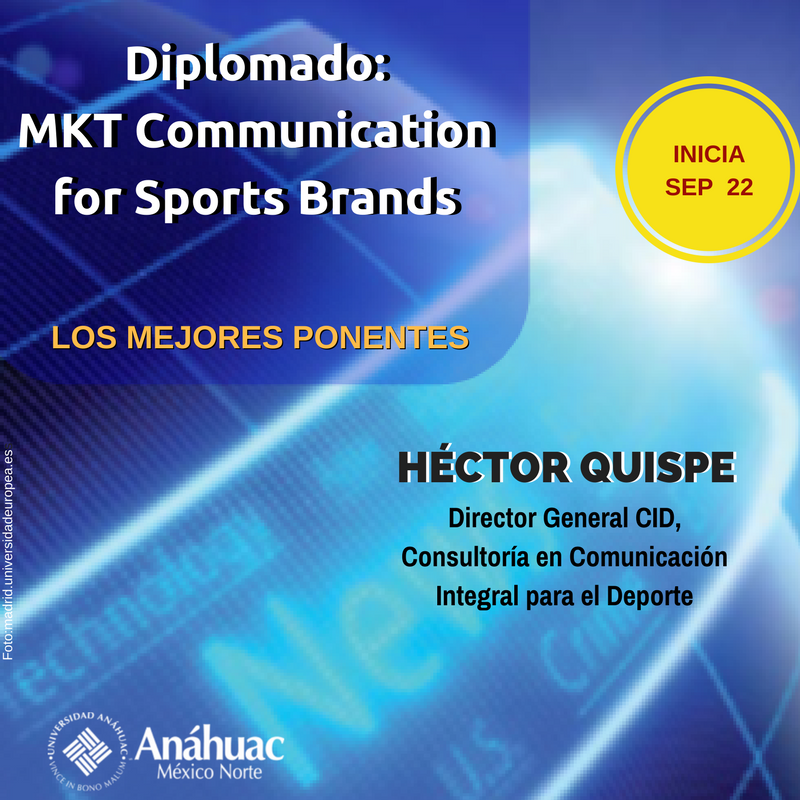 EBUGO's tweet photo. LA EXPERIENCIA #HigQuality de @HectorQuispe en #Comunicación #Deportiva en #Diplomado #MKTcomSportsBrands @HectorQuispe @AnahuacCOM @anahuac https://t.co/K5FUjsQbxm