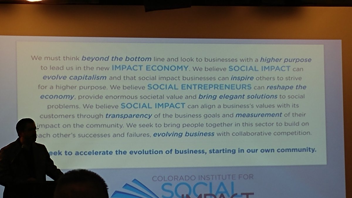 cwholsin's tweet photo. And a powerful new Social Impact group officially launches in #ColoradoSprings. Let's see what you can do, #CI4SI! https://t.co/ycF3gHuKMb