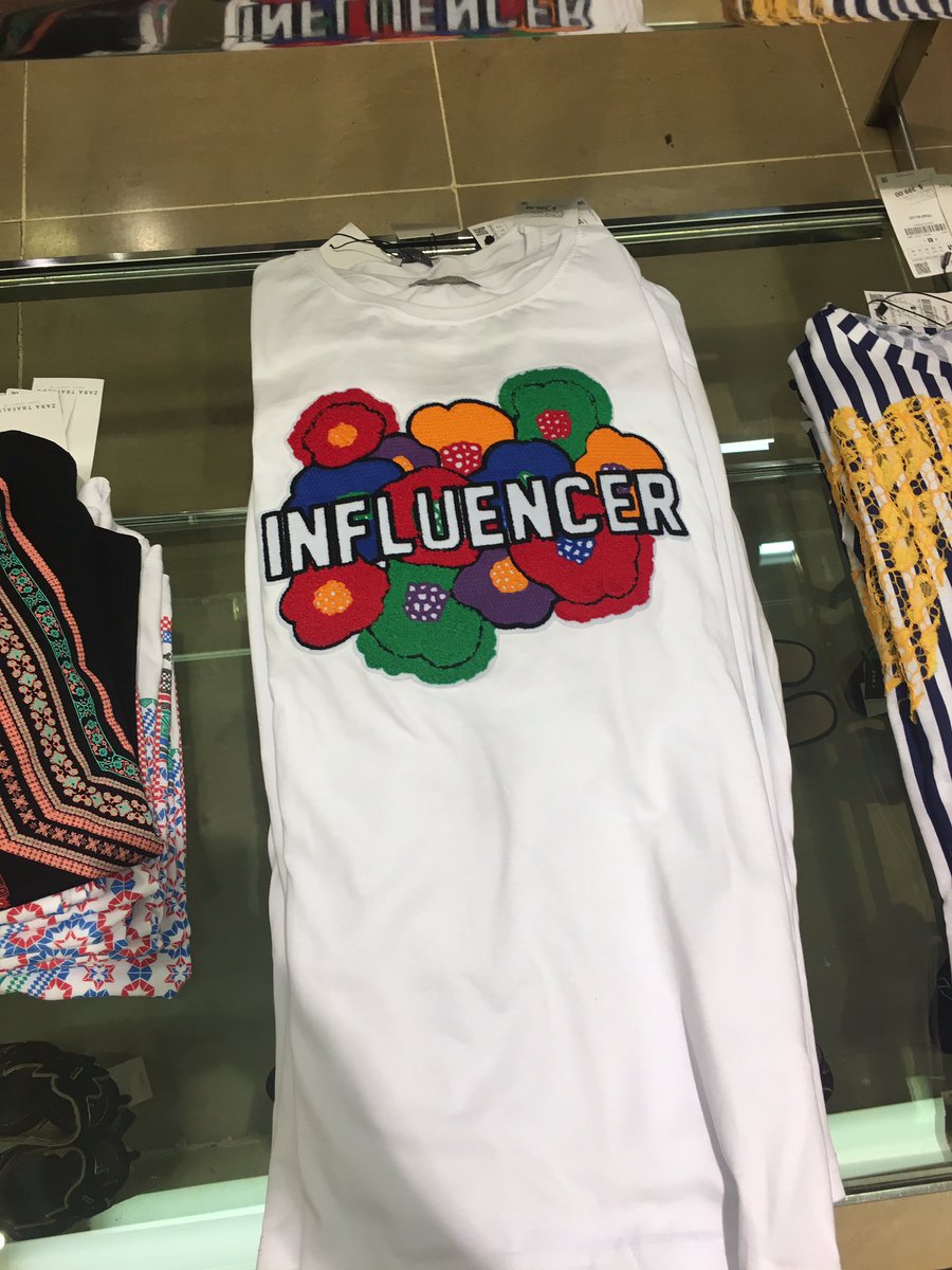 influencer t shirt zara