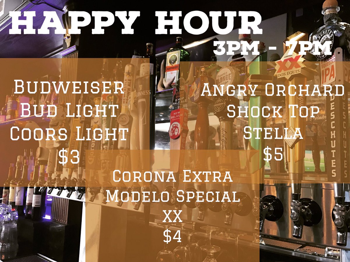 Happy Hour Drink Specials!!