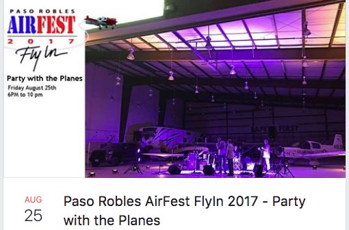 PRAirFestFlyIn's tweet image. Party with the Planes is this Friday night from 6 pm - 10 pm. $25 pp. Get your tickets here!
eventbrite.com/e/party-with-t…
