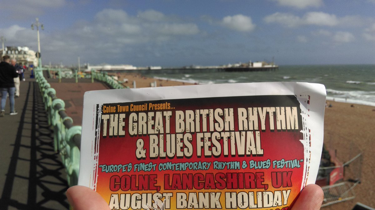 #ColneBlues2017 flyers found by the sea...