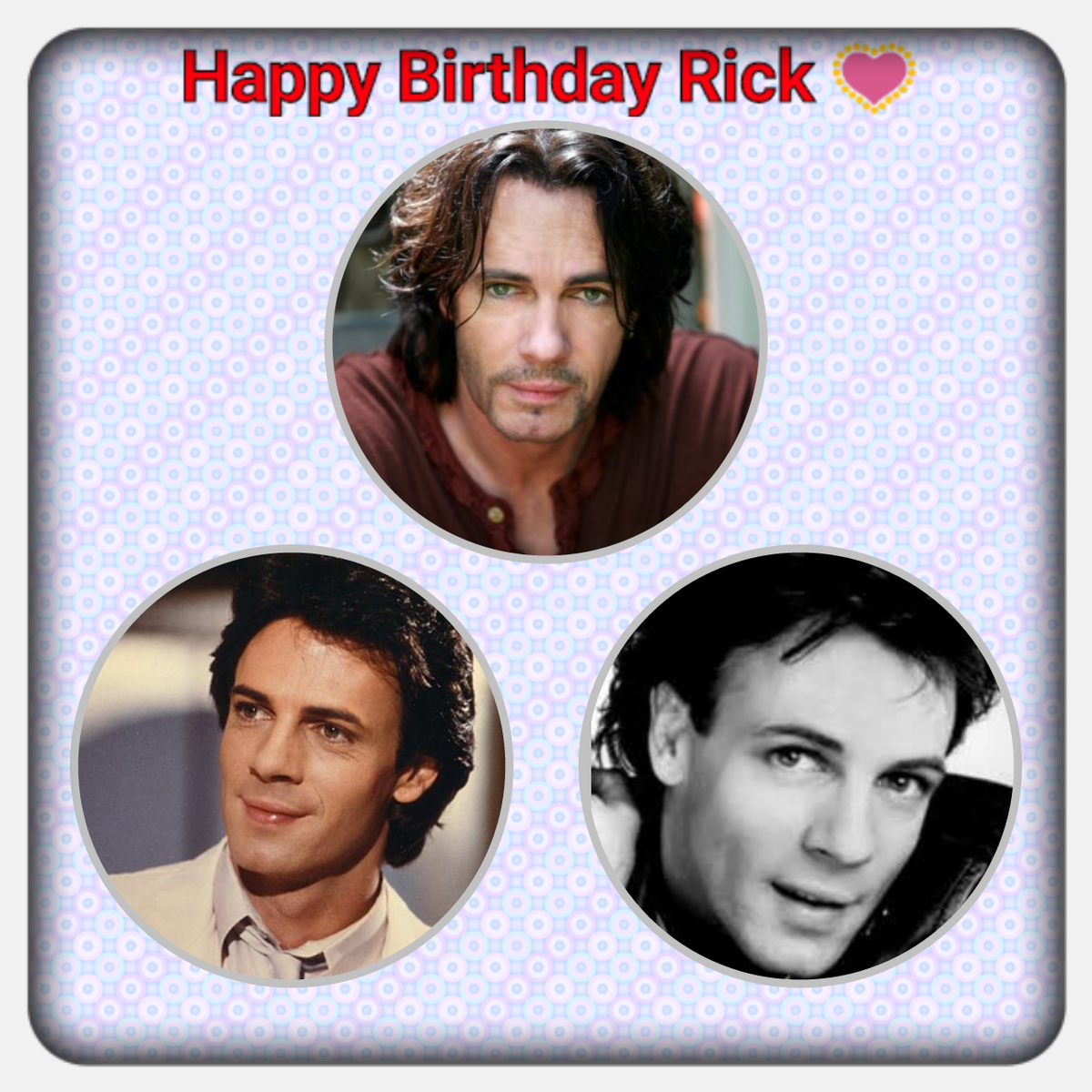 squashi2's tweet photo. @rickspringfield #NoahDrake #GH #HappyBirthdayRickSpringfield  You're Amazing Keep Rocking On! https://t.co/JOgtR4OE8D