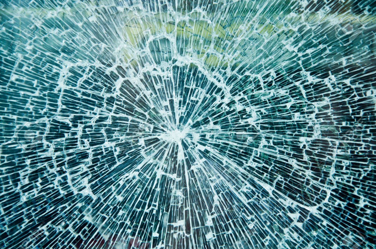 Разбитое лобовое стекло текстура