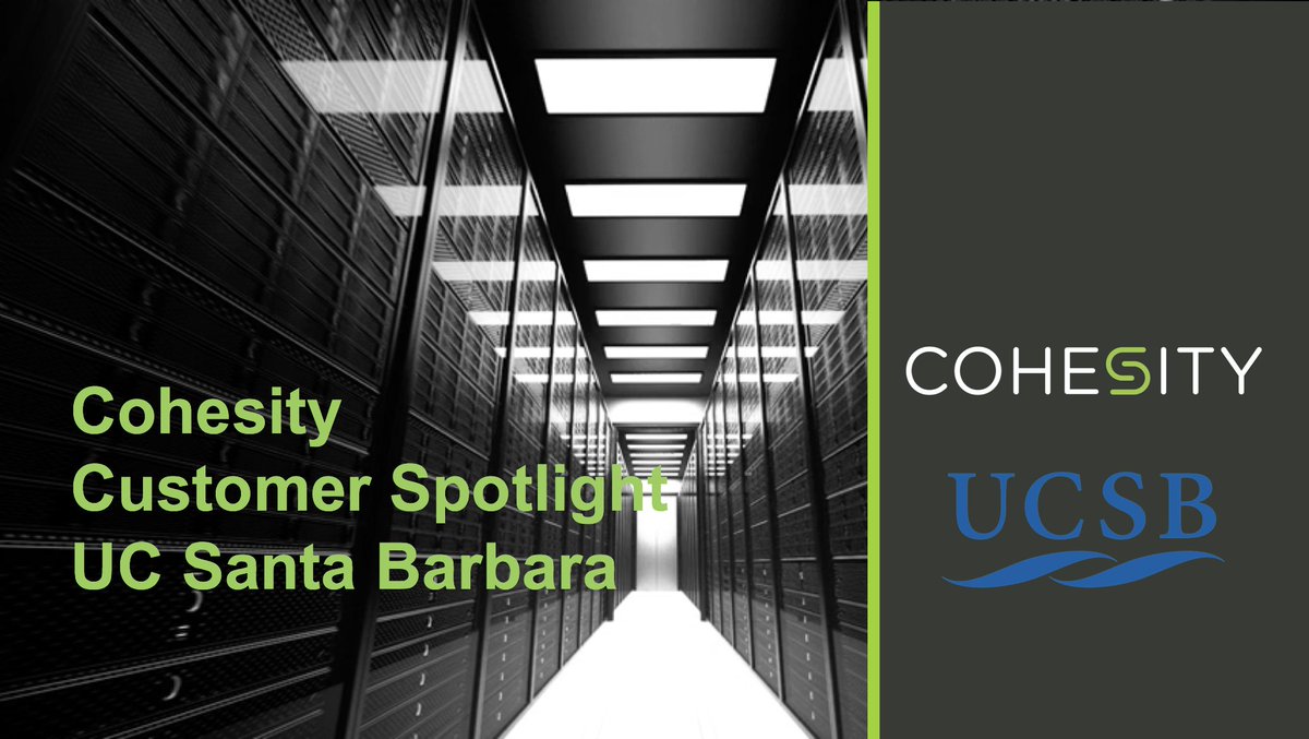 drewtheclouds's tweet image. Join @Cohesity on 9/7 11AM PT for a Customer Spotlight webinar featuring UCSB gag.gl/QjQAu7